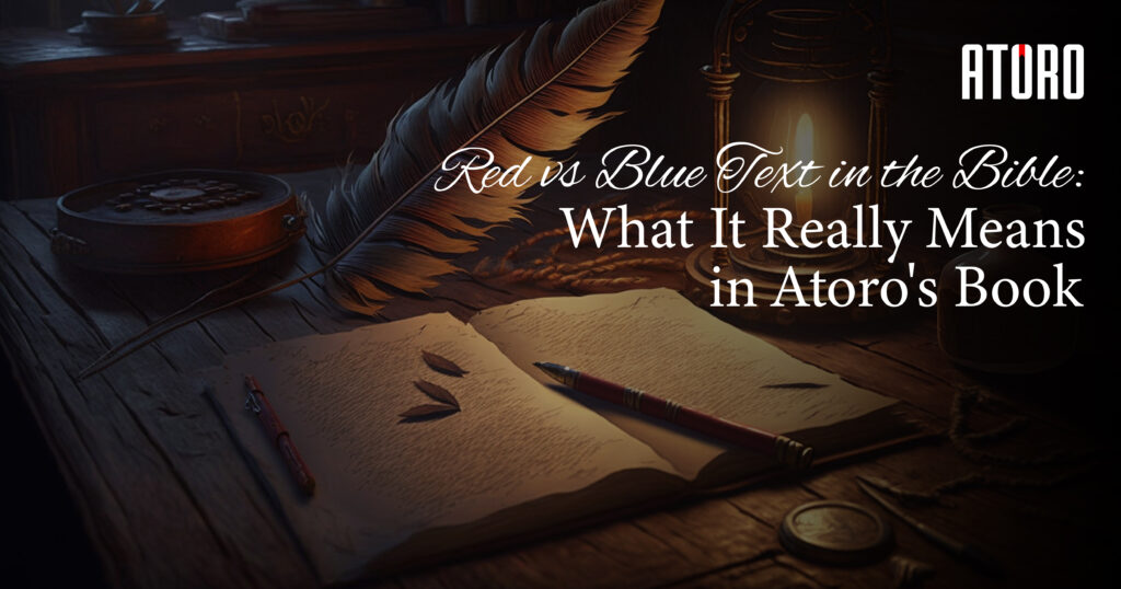 Red vs Blue Text in the Bible